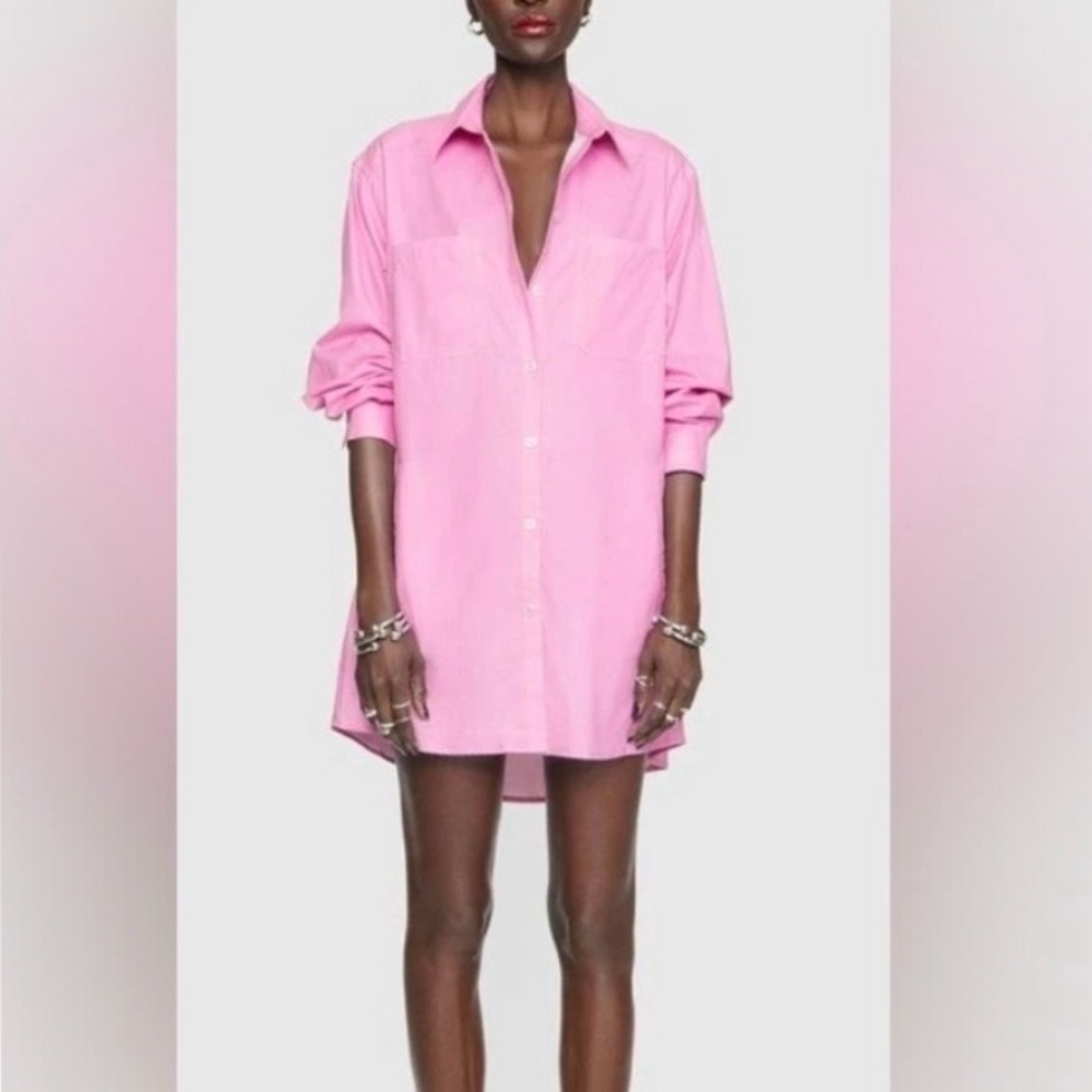 Red Rebecca minkoff shirt dress
